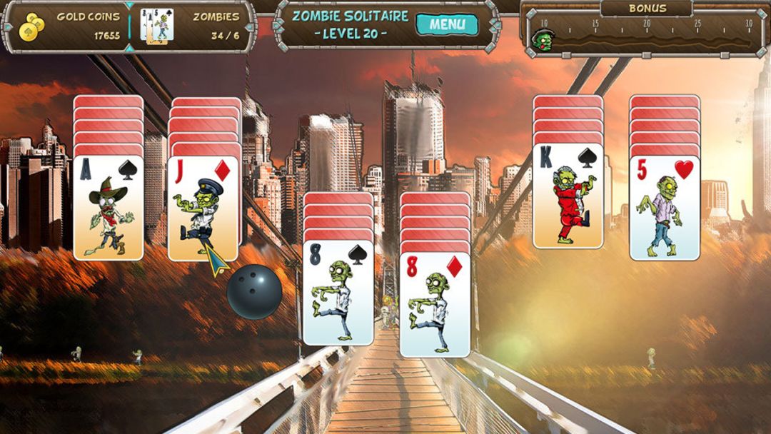 Zombie Solitaire游戏截图