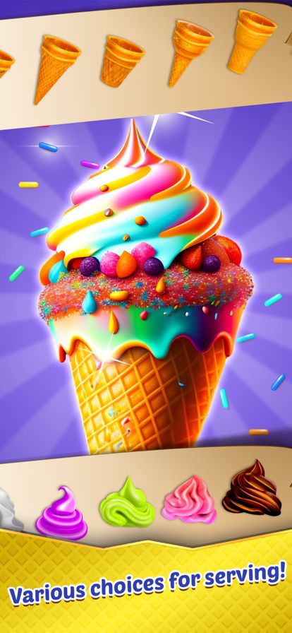 Dessert DIY Ice Cream Roll游戏截图