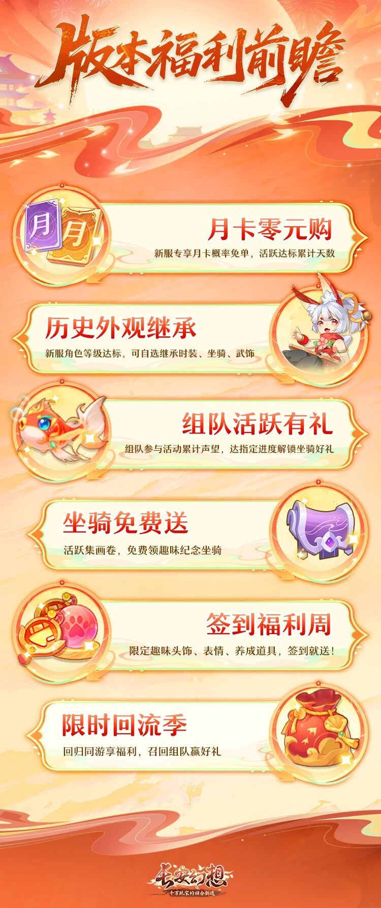 版本福利前瞻