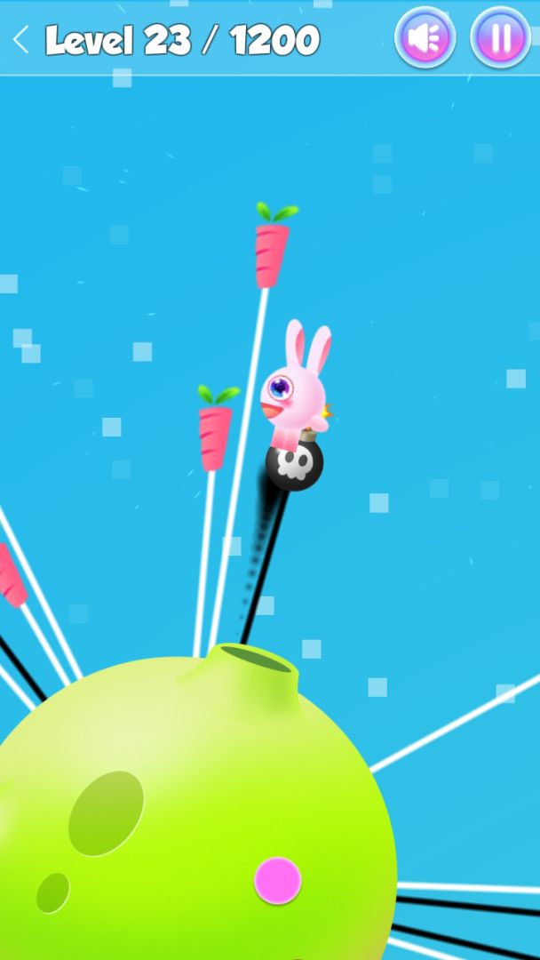 贪吃的兔兔游戏截图