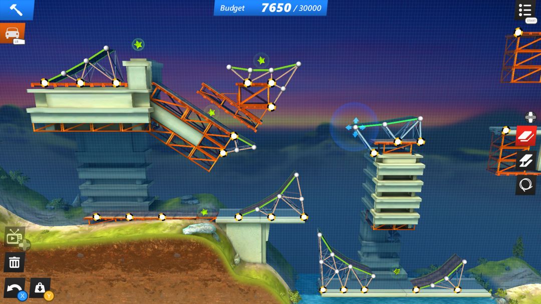 Bridge Constructor Stunts游戏截图