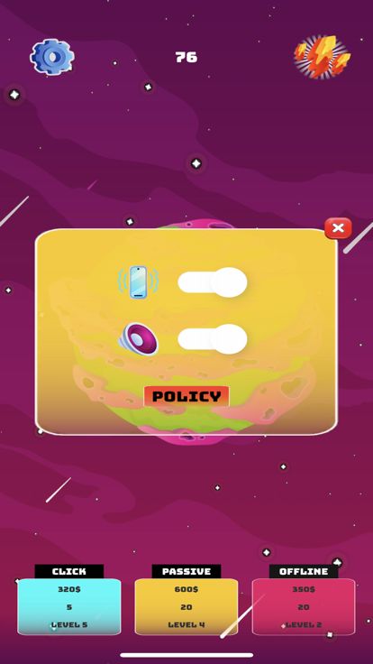 Astro Clicker游戏截图
