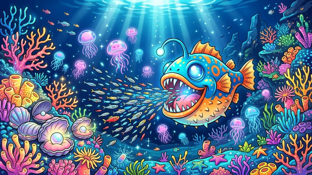 大鱼吃小鱼:深海冒险游戏截图