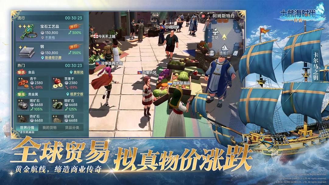 大航海时代：传说游戏截图