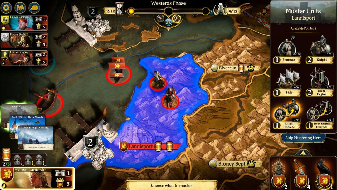 A Game of Thrones: The Board Game - Digital Edition游戏截图