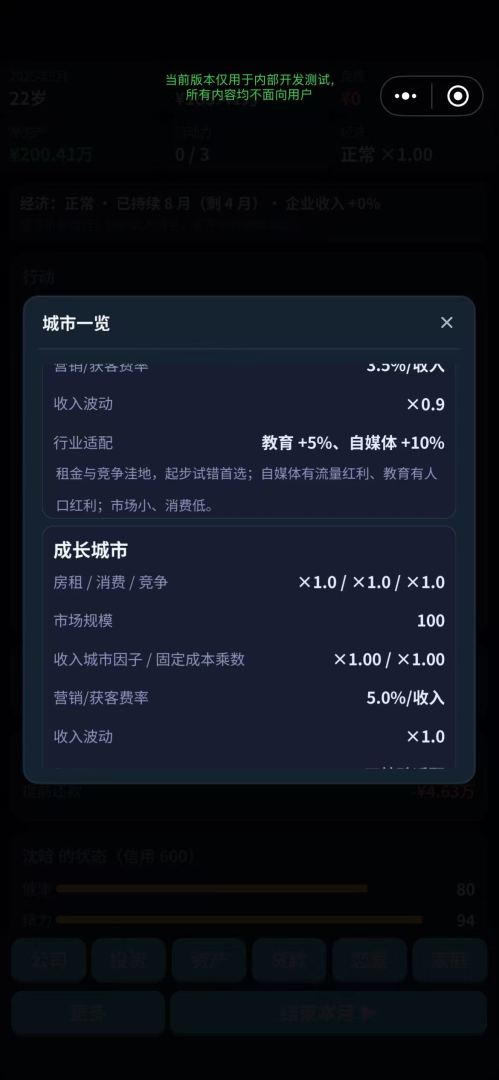 负债开局打造商业帝国游戏截图