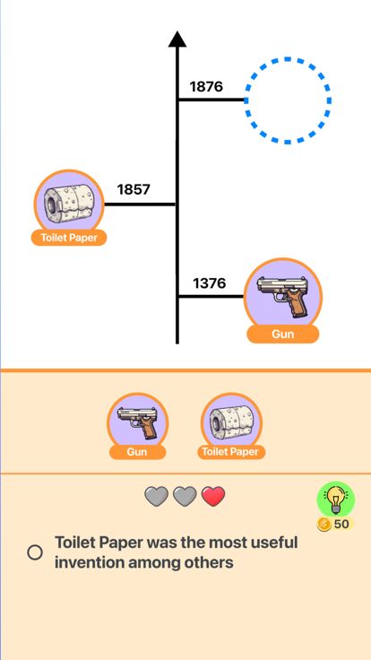 Inventions Order Puzzle!游戏截图