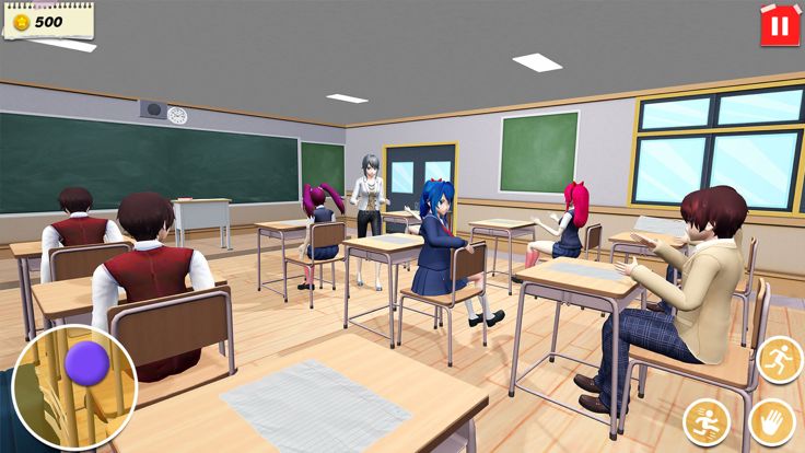 Anime Girl High School Sim 3D游戏截图