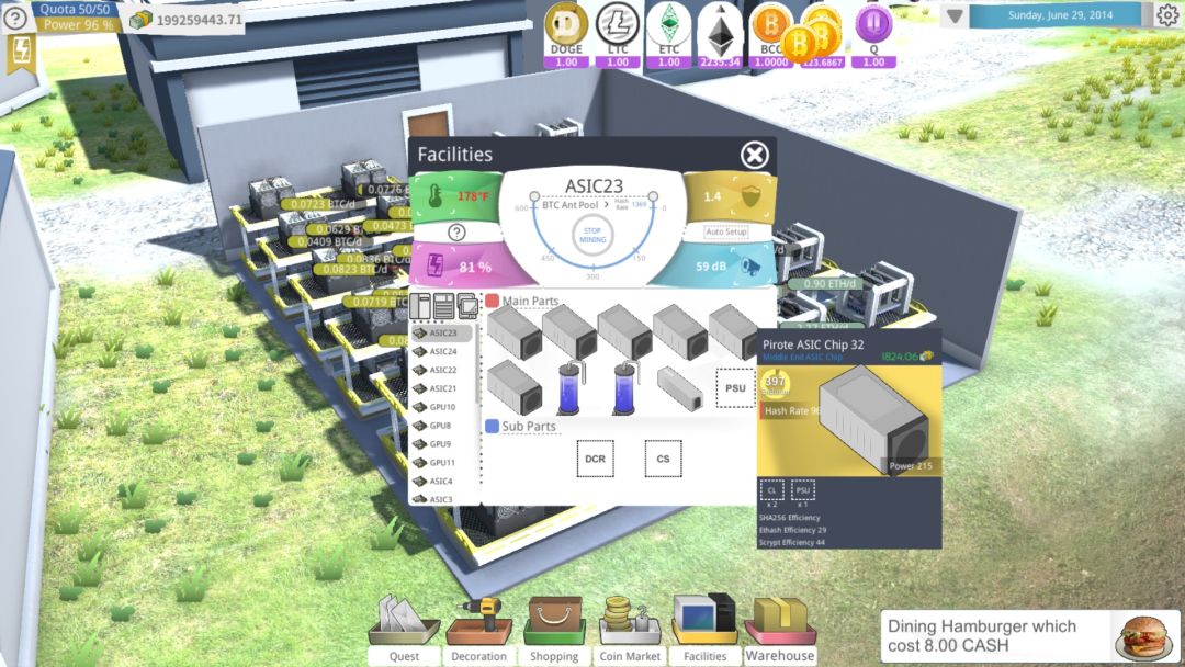 Bitcoin Tycoon - Mining Simulation Game游戏截图