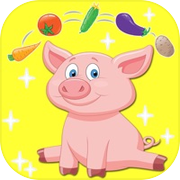 益智游戏-认识水果、蔬菜、食物启蒙早教小游戏icon
