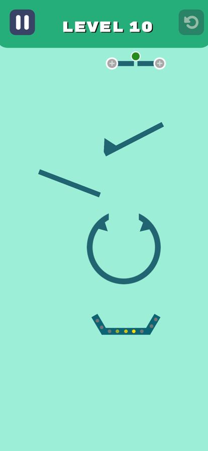 Circle Escape Tap to Jump Ball游戏截图