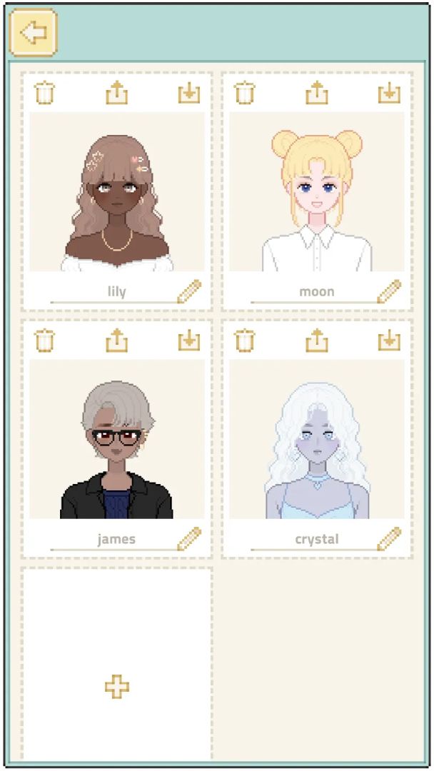 制作我的像素头像游戏截图