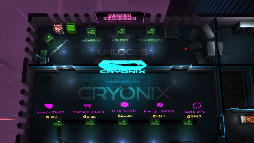 Neon Chrome游戏截图