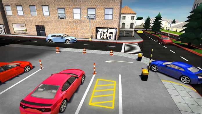 竞赛车驾驶模拟器- 城市驾驶测试 3D游戏截图