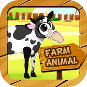 Farm Animals Parts Puzzle for kids