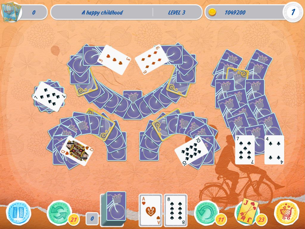 Solitaire Match 2 Cards. Valentine's Day游戏截图