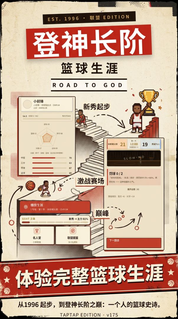 登神长阶：篮球生涯游戏截图