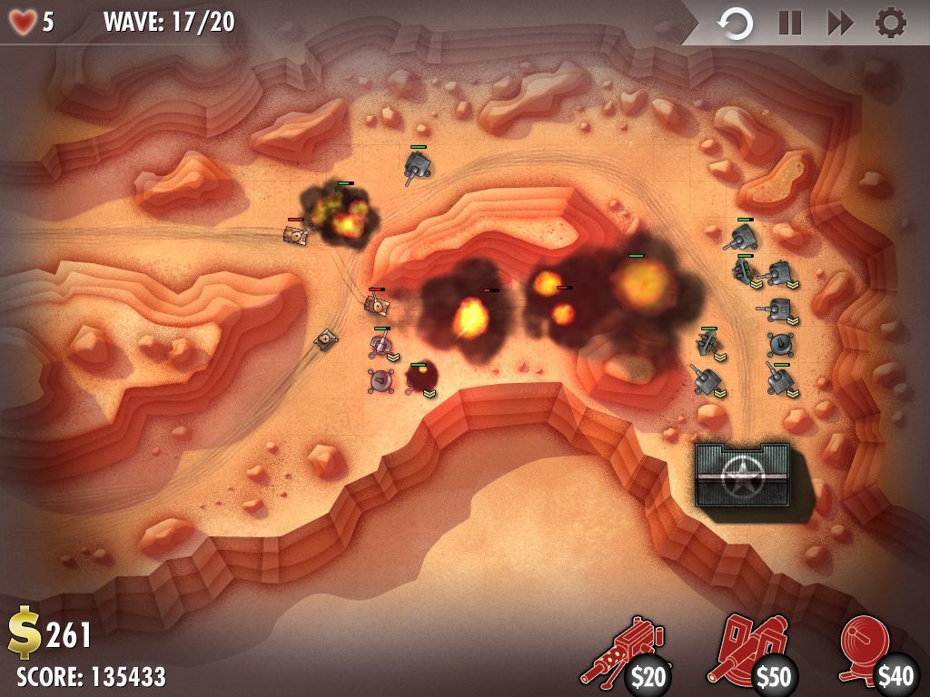 iBomber Defense游戏截图