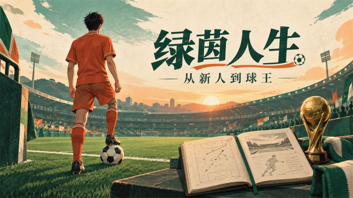绿茵人生:从新人到球王 封面