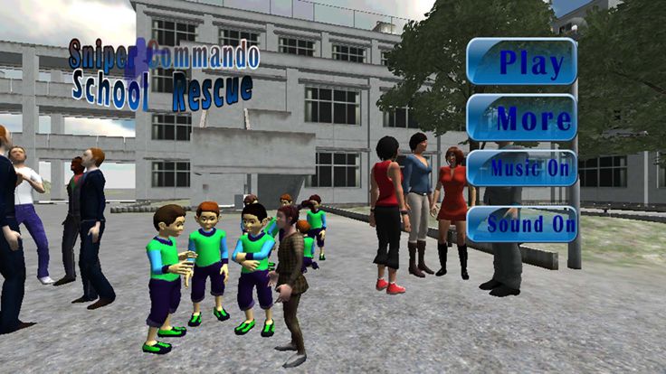 Sniper Commando School Rescue游戏截图