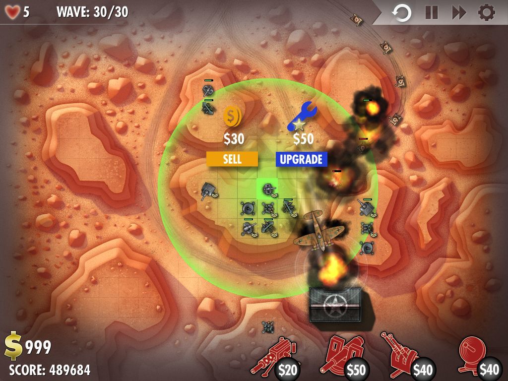 iBomber Defense游戏截图