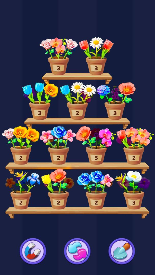 花朵整理游戏截图