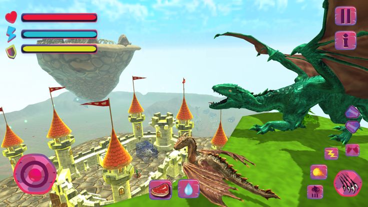 Fantasy Dragon Hunting Game 3D游戏截图