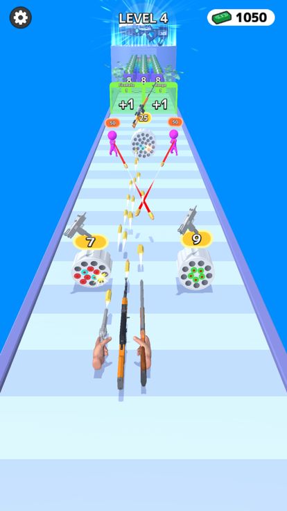Gun Collect March: Shooting游戏截图