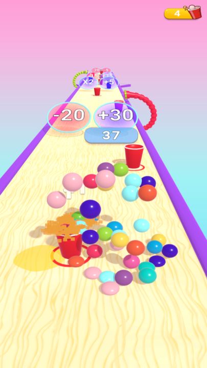 Pong Run 3D游戏截图