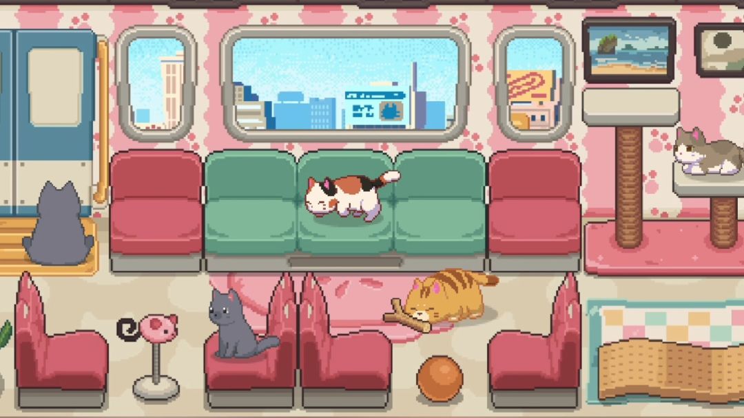 猫咪列车长游戏截图