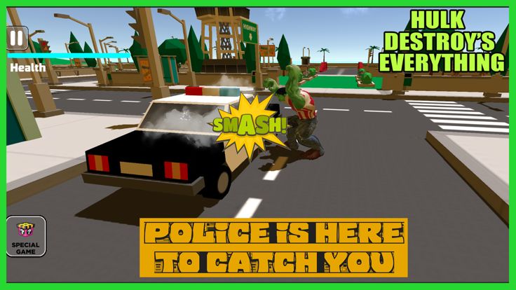 绿巨人粉碎怪物超级英雄游戏截图