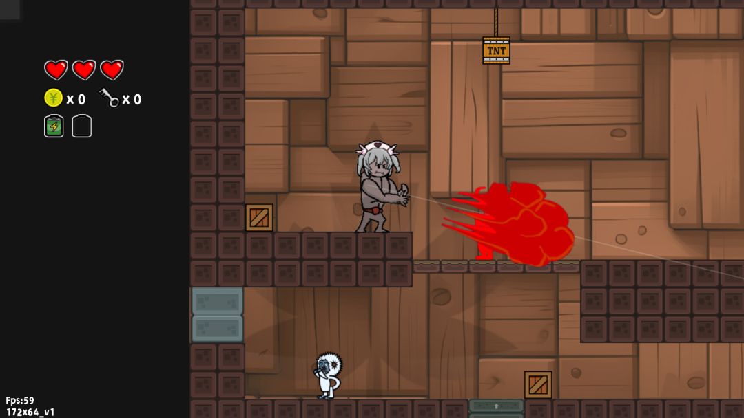 咸鱼侠大战b宫怪游戏截图