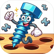 Wood Nuts And Bolts Puzzle