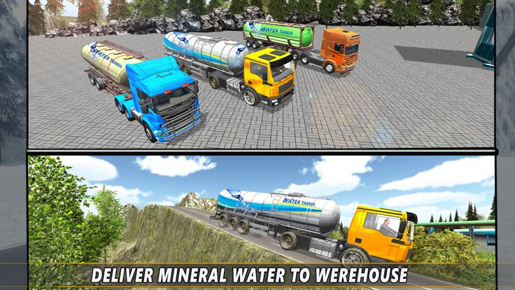 Offroad Water Tanker Transport游戏截图