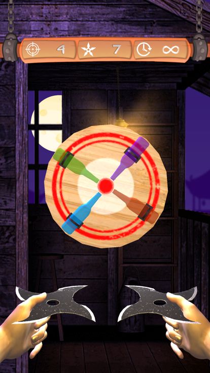 Ninja Shuriken Hit & Knockdown游戏截图