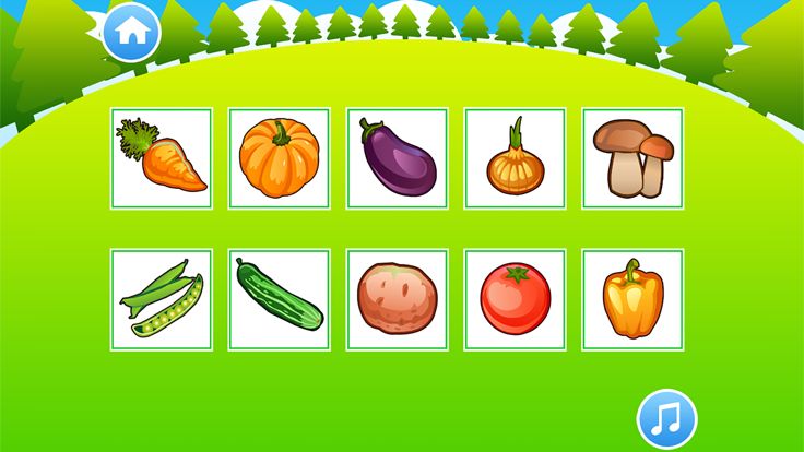 儿童认蔬菜 - 儿童游戏(2岁-3岁)免费游戏截图
