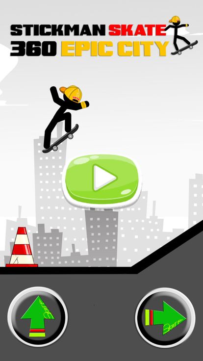 Stickman Skate 360 Epic City游戏截图