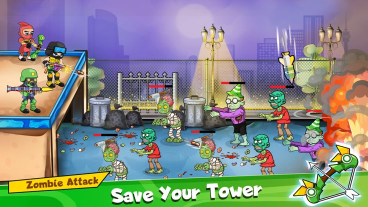 僵尸攻击生存游戏截图