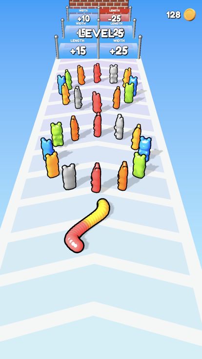 Gummy Worm Go!游戏截图