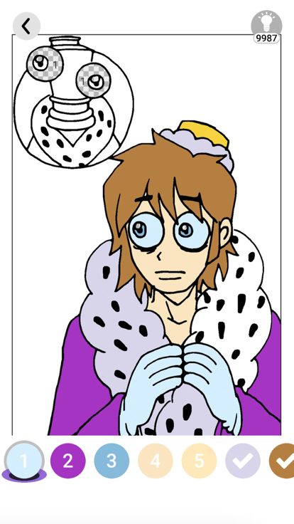 Pomni Digital circus coloring游戏截图