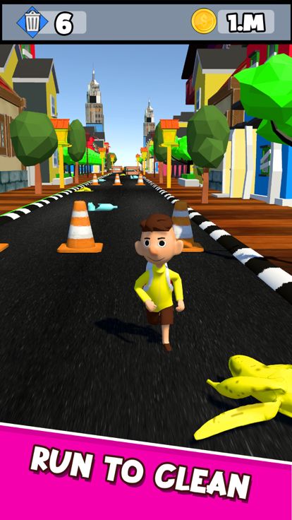 City Cleaner Garbage Trash Run游戏截图