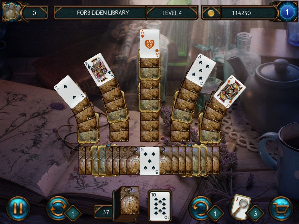 Detective Solitaire Inspector Magic and the Man Without Face游戏截图