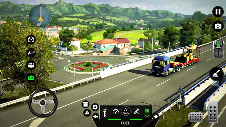 卡车停车场游戏:欧洲货运货车模拟器驾驶3D游戏截图