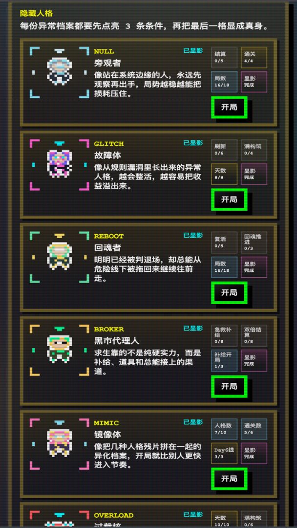 16人格生存日记游戏截图