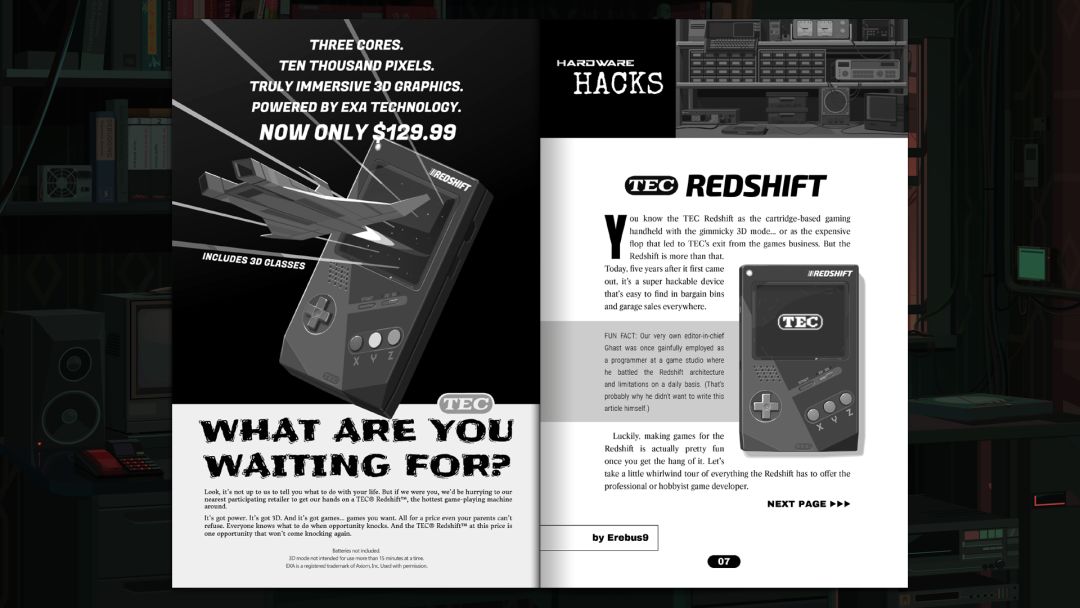 EXAPUNKS: TEC Redshift Player游戏截图