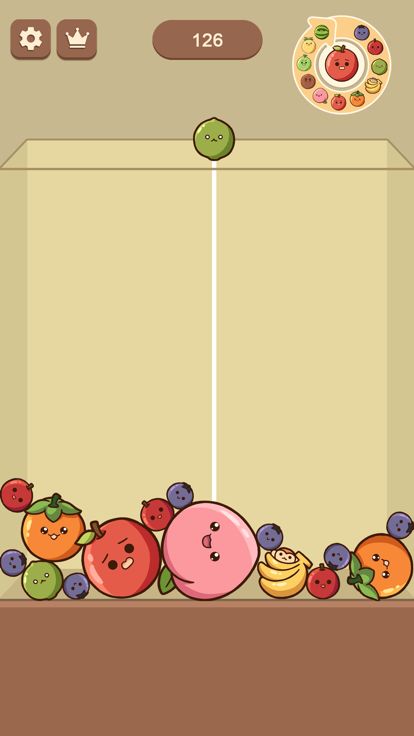 Watermelon Drop: Fruit Merge游戏截图