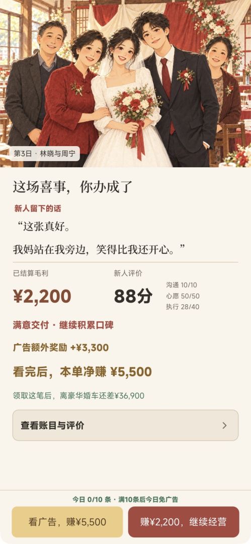 县城喜事:我的婚庆公司游戏截图