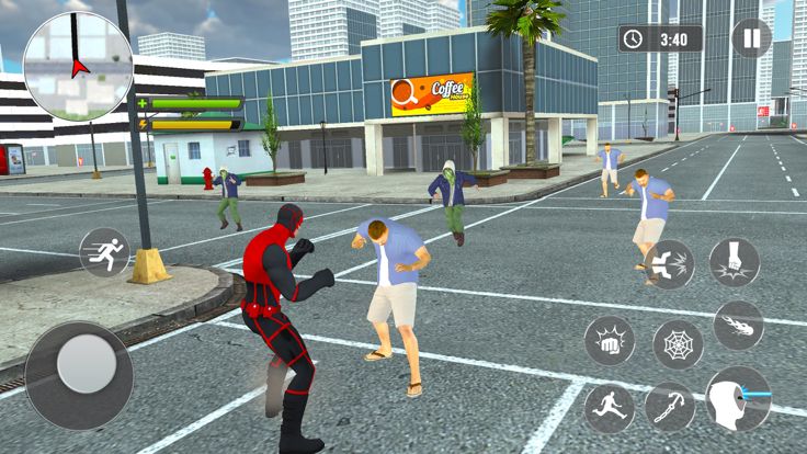 Superhero Rope War Rescue Game游戏截图