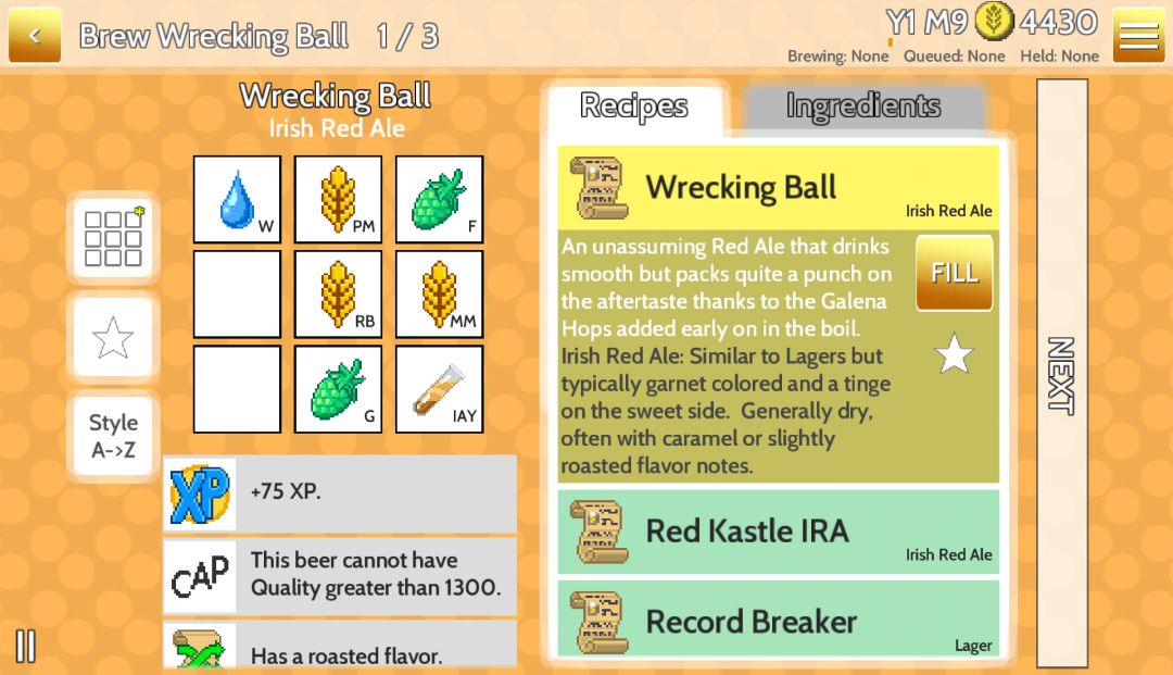 Fiz : Brewery Management Game游戏截图