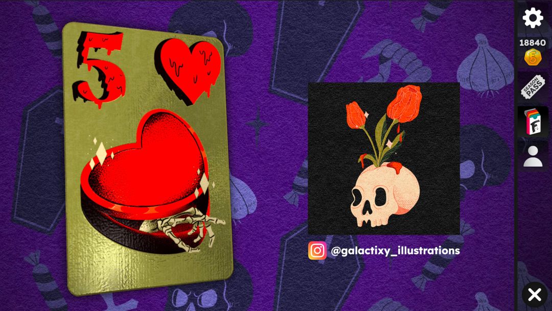 FLICK SOLITAIRE游戏截图